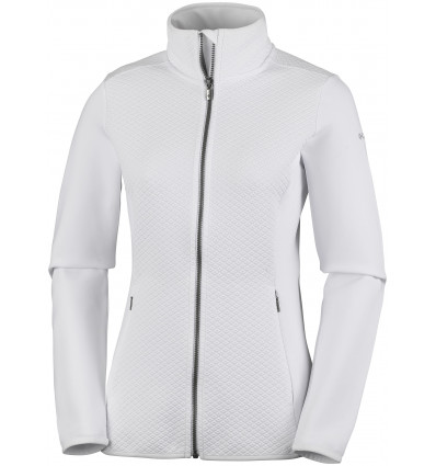columbia white fleece jacket