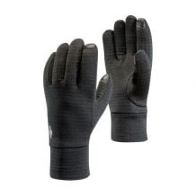 BLACK DIAMOND Mittelschwere Gridtech-Fleece-Unterhandschuhe (Schwarz)