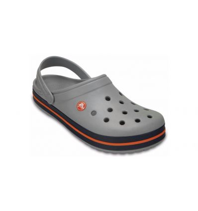 crocs light grey navy