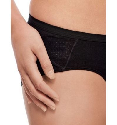 Icebreaker Womens Meld Zone Hipkini Panties (black) - Alpinstore