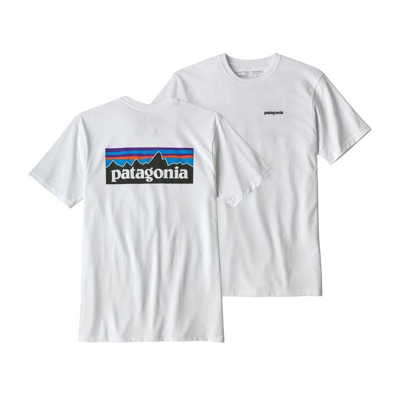 Tee-shirt M's P-6 Logo Responsibili-tee Patagonia (white)