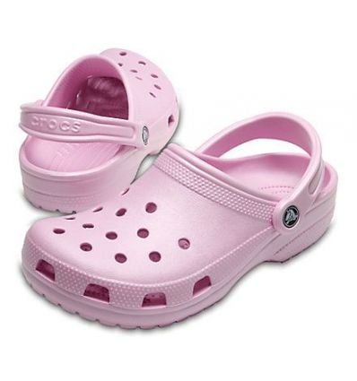 ballerina pink crocs size 8