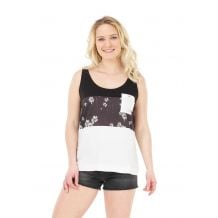 Crush 3 Picture (A Daisy Black) tank top kvinde