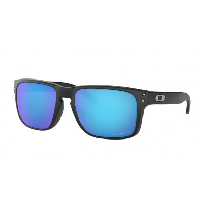 Oakley Gafas de sol montura negra, lentes polarizadas de iridio negro,  2.362 in, negro mate/negro