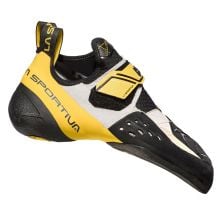 Chausson d'escalade La Sportiva Solution (White/yellow) Homme/Femme