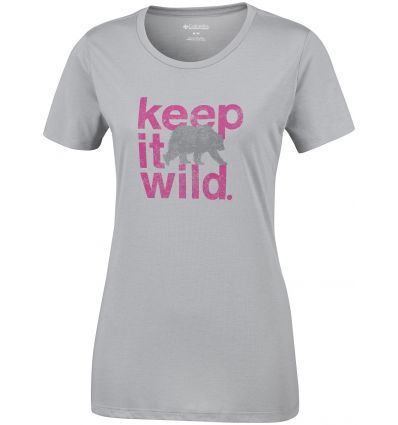 Columbia Outdoor Elements Iii Columbia Grey Keep It Wild Women T Shirt Alpinstore