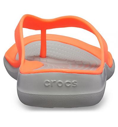 bright orange crocs
