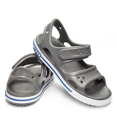 crocs Sandale Crocband Ii Sandal Kids Slate Grau Blau Jean Croslite Normal Kin 