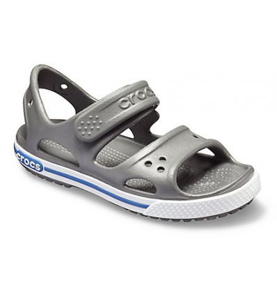 Crocs Crocband II Sandalo (Grigio Ardesia / Blu Jean) bambini - Alpinstore