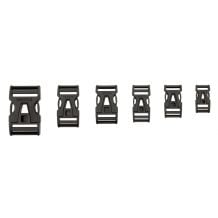 Enchufe bucle Steckschnalle 25 mm de Ajuste (Black)
