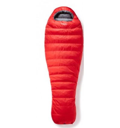 Sac de couchage RAB Alpine Pro 600 zip gauche (Fiery Red)