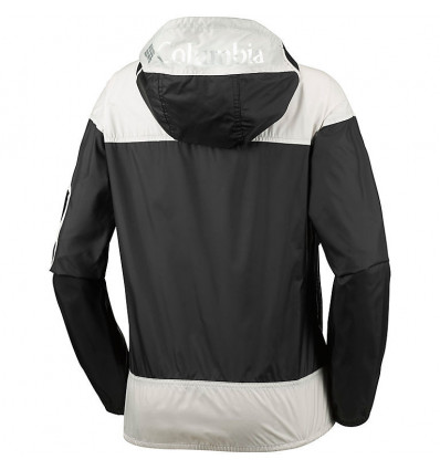 columbia black windbreaker jacket