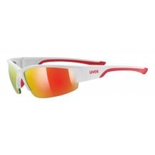 Uvex Sportstyle 215 Sunglasses (white mat red/red)
