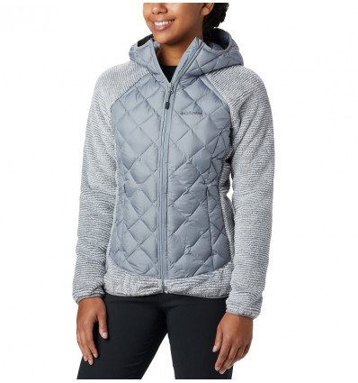 gray columbia fleece jacket