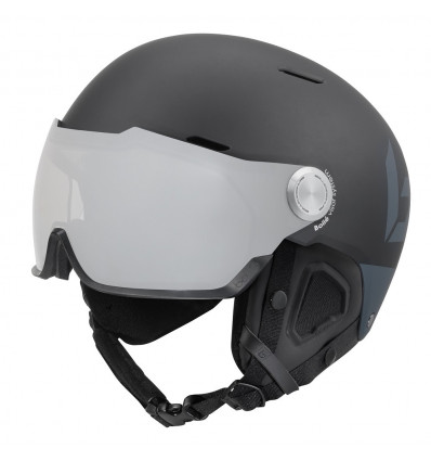 Matte Black Grey BNWT Bolle NEW Might Visor Premium Helmet 
