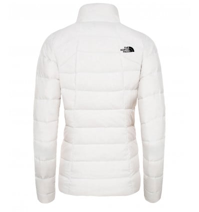 white north face down jacket