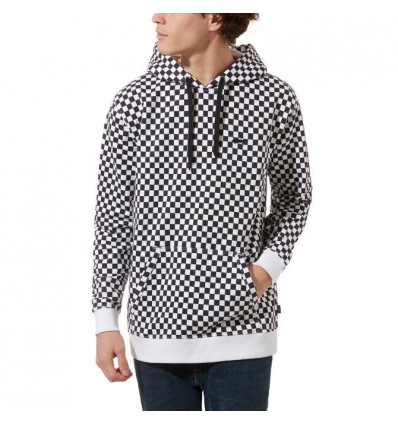 vans checkered pullover hoodie