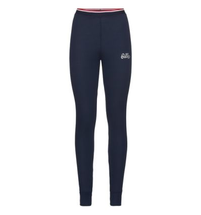 Mallas Odlo Active Warm Originals para mujer (azul marino) - Alpinstore