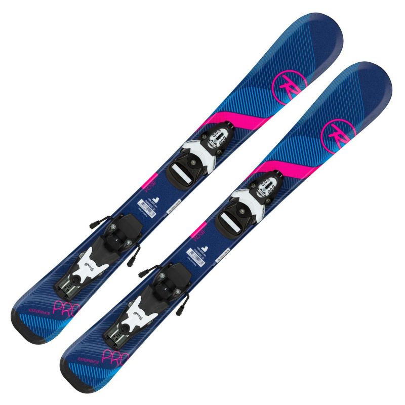 Pack skis+fixation Rossignol Experience Pro W (team 4) enfants