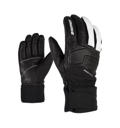 Ski gloves Ziener GLYXUS (White) AS - man Alpinstore