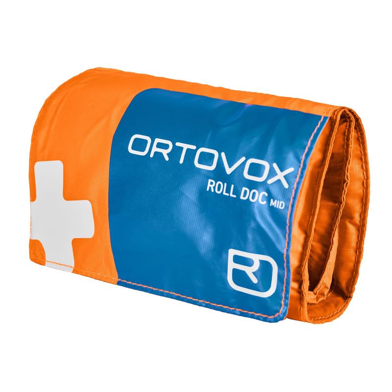 Førstehjælpskasse Ortovox Roll Doc Mid (chokerende orange)