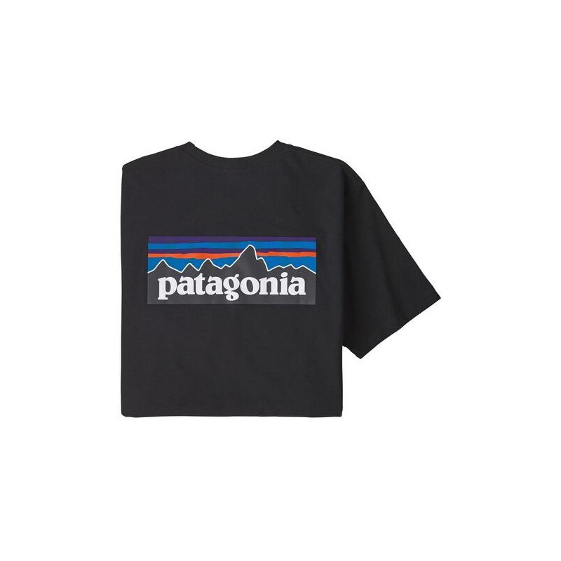 T-shirt PATAGONIA P-6 Logo Responsibili-tee (Noir) homme