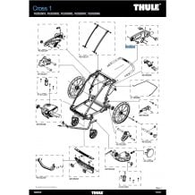 Rahmenhalter links Lite, Cab, Cross, Sport Thule