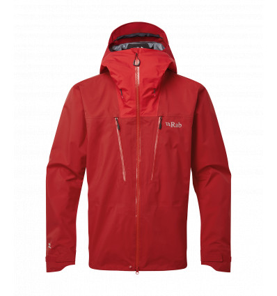 Giacca impermeabile Rab Muztag Gtx Gtx Uomo (Ascent Red/Monza red) -  Alpinstore