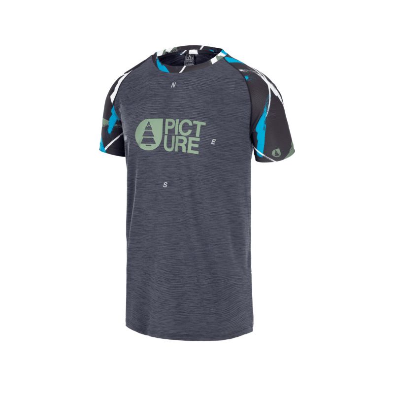T-shirt PICTURE Yago Tech Tee (Black) homme