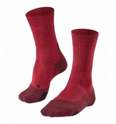 Calcetines de senderismo Falke Tk2 Wool (Scarlet) para mujer - Alpinstore