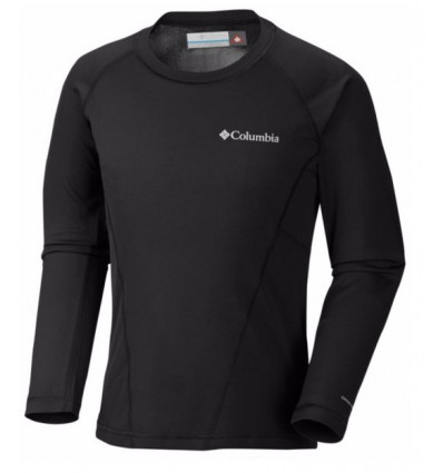 Kinderen Columbia Midweight Crew 2 (zwart) ondershirt - Alpinstore
