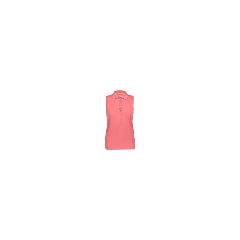 Polo sans manche CMP WOMAN POLO SLEEVELESS (Gloss) femme