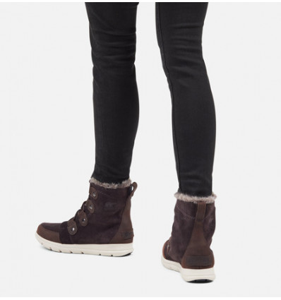 Botas de apres-ski para mujeres Sorel Explorer Joan (Blackened Brown) -  Alpinstore