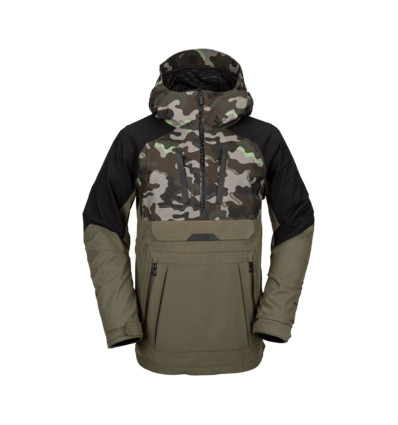 volcom pullover snowboard jacket