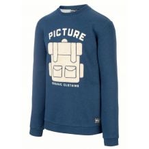 Sweatshirt Picture Spokane Crew (tummansininen melange) mies