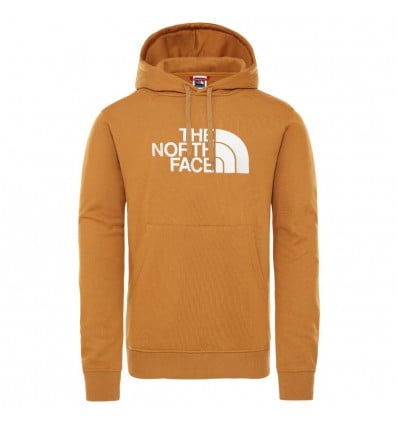 tan north face sweatshirt