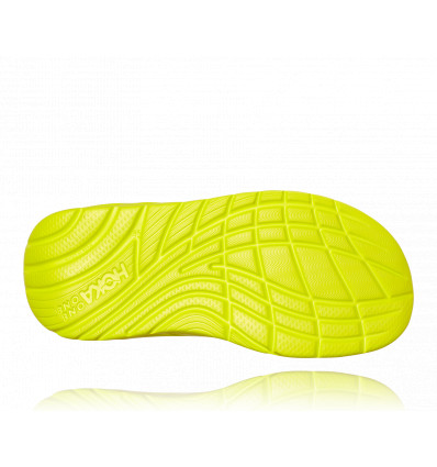 Infradito da uomo Hoka One One ORA Recovery Slide 2 nero giallo