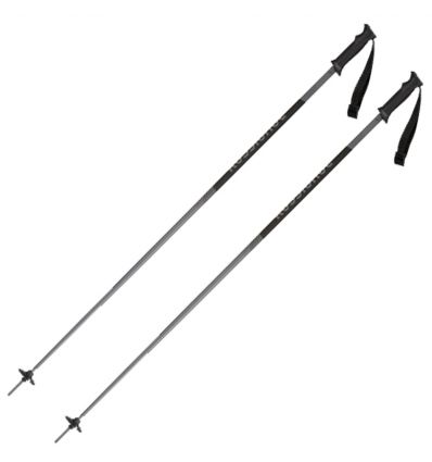 Rossignol Men's Tactic Grey/Black Ski Poles
