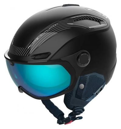Casque de ski Bollé V-line Carbon (Black Matte - Phantom Blue -  Photochromique) - Alpinstore