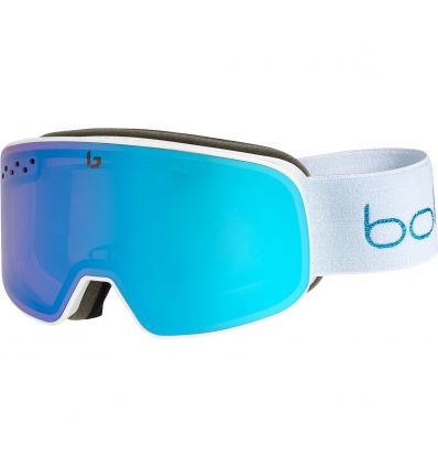 Bolle SUPREME OTG - Masque ski dark grey/blue matte/aurora