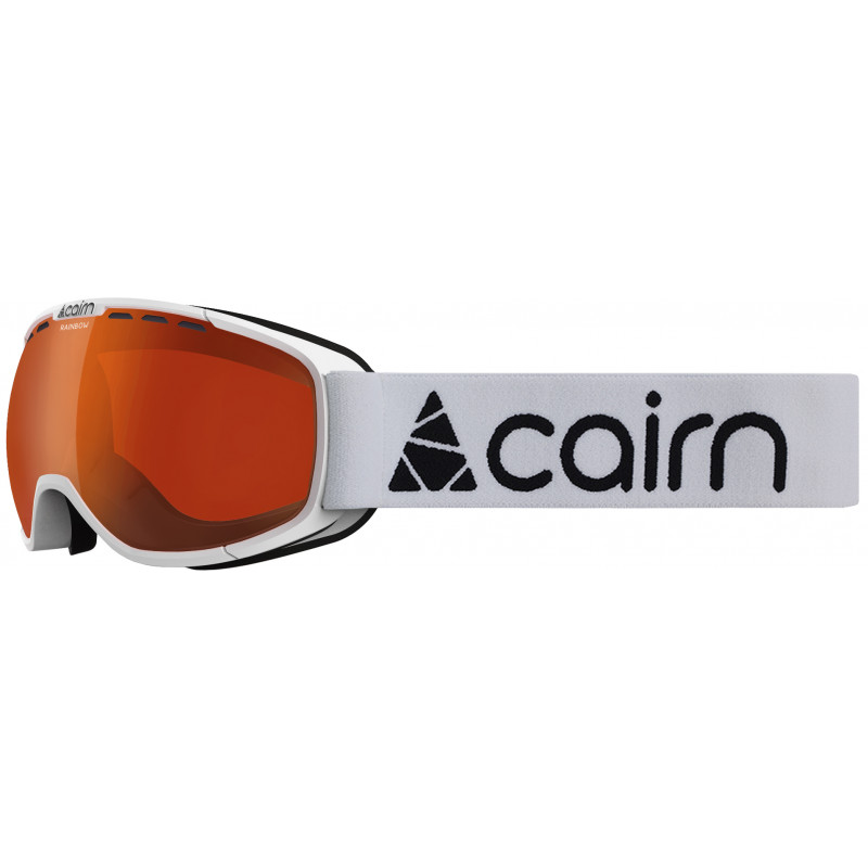 Masque de ski Cairn Rainbow / Spx2000 (skinnende hvid)