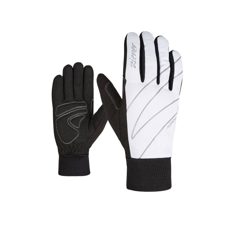 Ziener UNICA-Handschuhe für Skilanglauf (White)