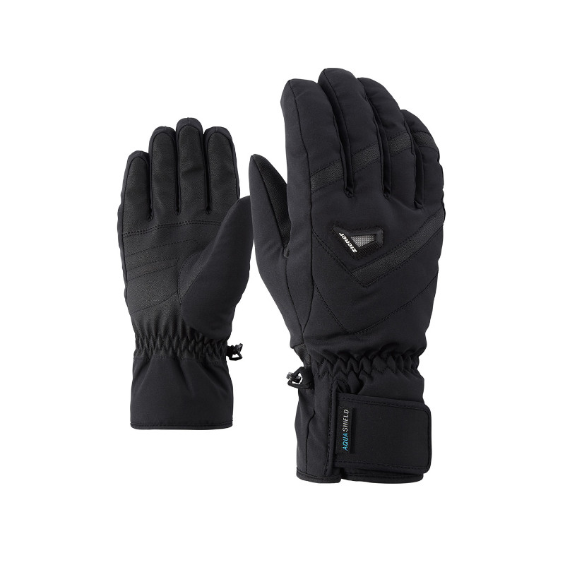 Ski Gloves ZIENER GARY AS (Black)