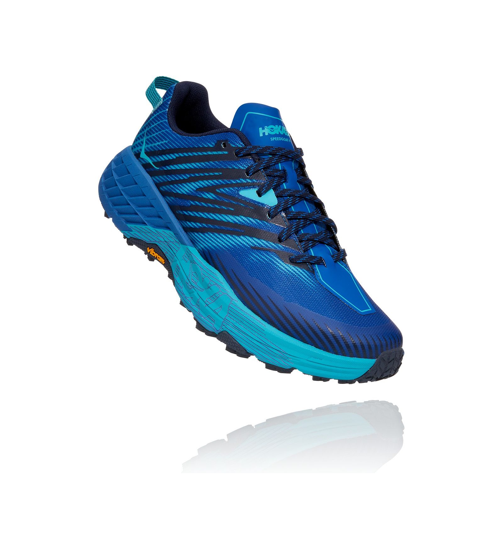 Hoka One One Speedgoat 4 (TURKISH SEA/SCUBA BLUE) Men's trail shoe ...