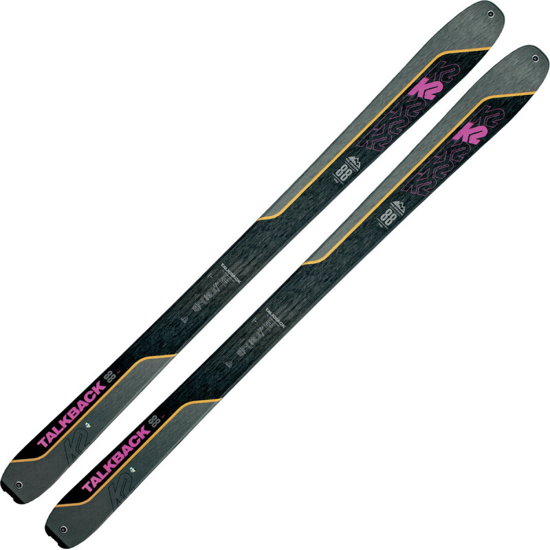 Pack skis K2 Talkback 88 + peaux - Femme