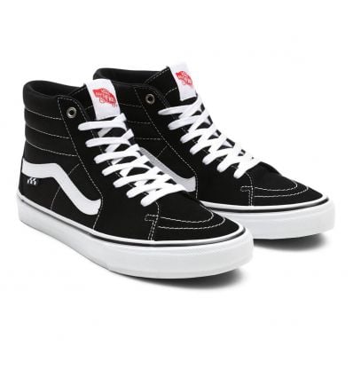 MN Skate SK8-Hi Van Shoes (black/white) - Alpinstore فلم المفترس