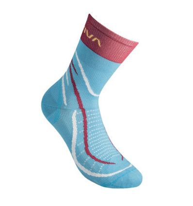 Kostume gaffel kolbe La Sportiva Sky Socks Running / Trail Socks (Malibu Blue / Berry) -  Alpinstore