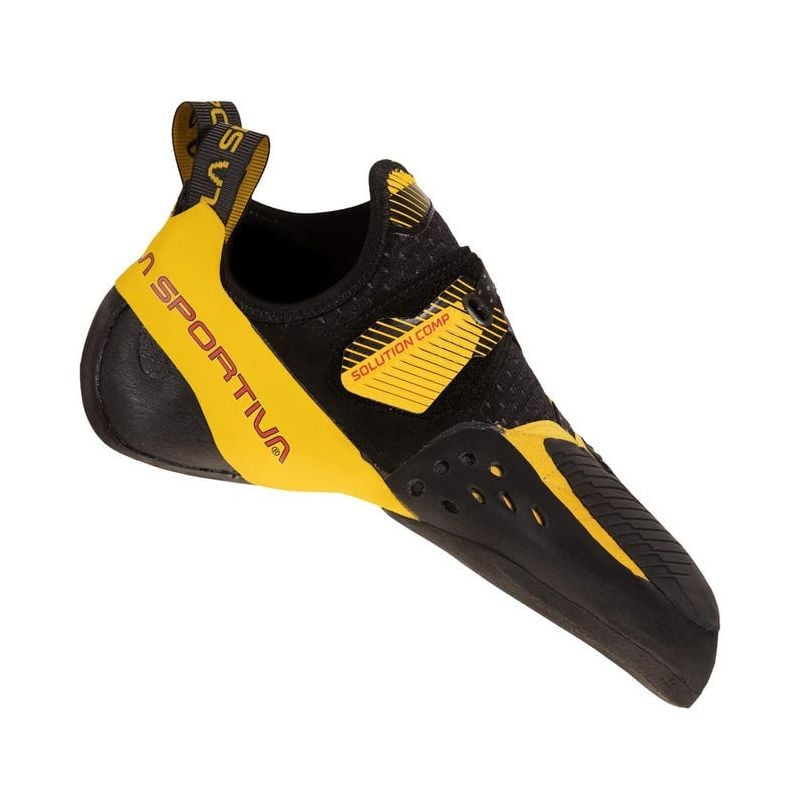 Kletterschuhe La Sportiva Solution Comp (Black/Yellow) Herren/Fraen