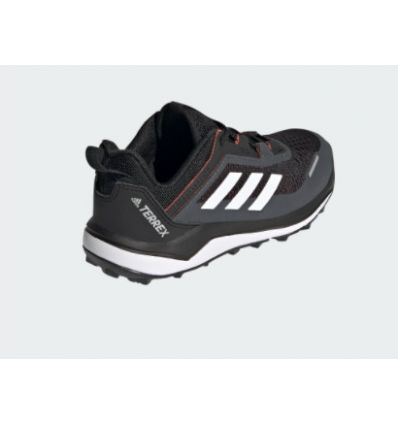 Zapatillas trail Adidas Terrex K (CBLACK/CRYWHT/SOLRED) Niños - Alpinstore