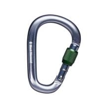 Karabiini Black Diamond Pearlock Screwgate (harmaa)